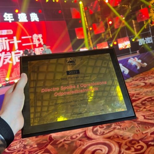 Dilectro Electronics z nagrodą partnera roku 2023 firmy Huion