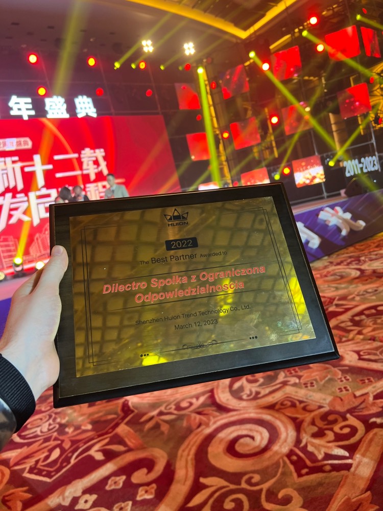 Dilectro Electronics z nagrodą partnera roku 2023 firmy Huion